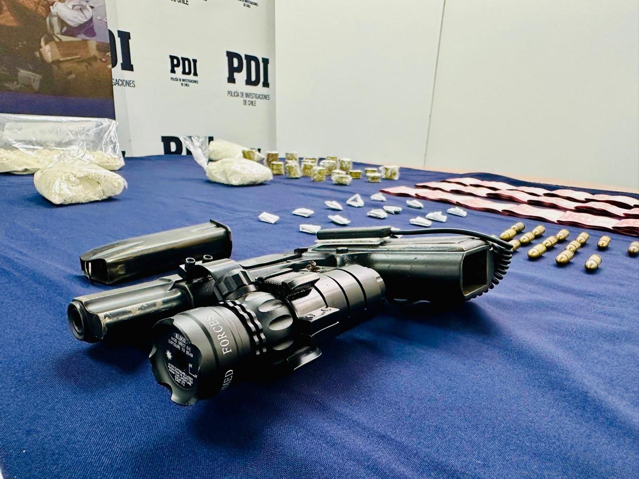 PDI Arica Detiene a Cinco Imputados por Venta de Drogas en Diversos Sectores de la Ciudad