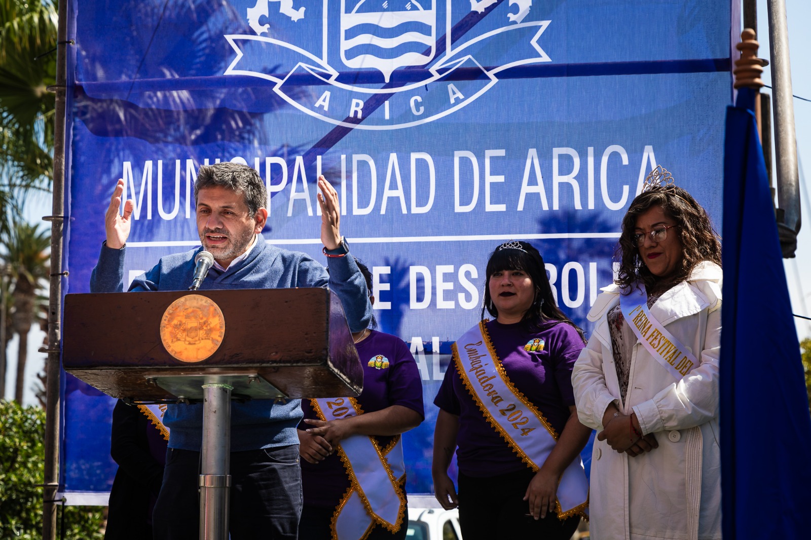 Arica celebra el lanzamiento del Festival del Choclo 2024 en el Paseo 21 de Mayo