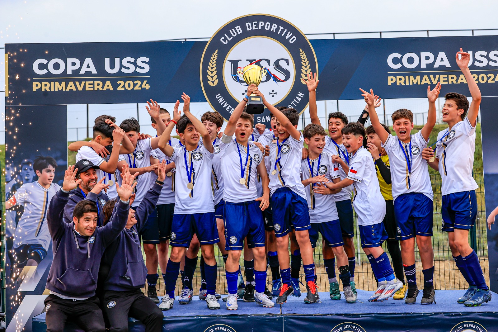 Más de 300 niños fueron parte de la Copa de Fútbol USS Primavera