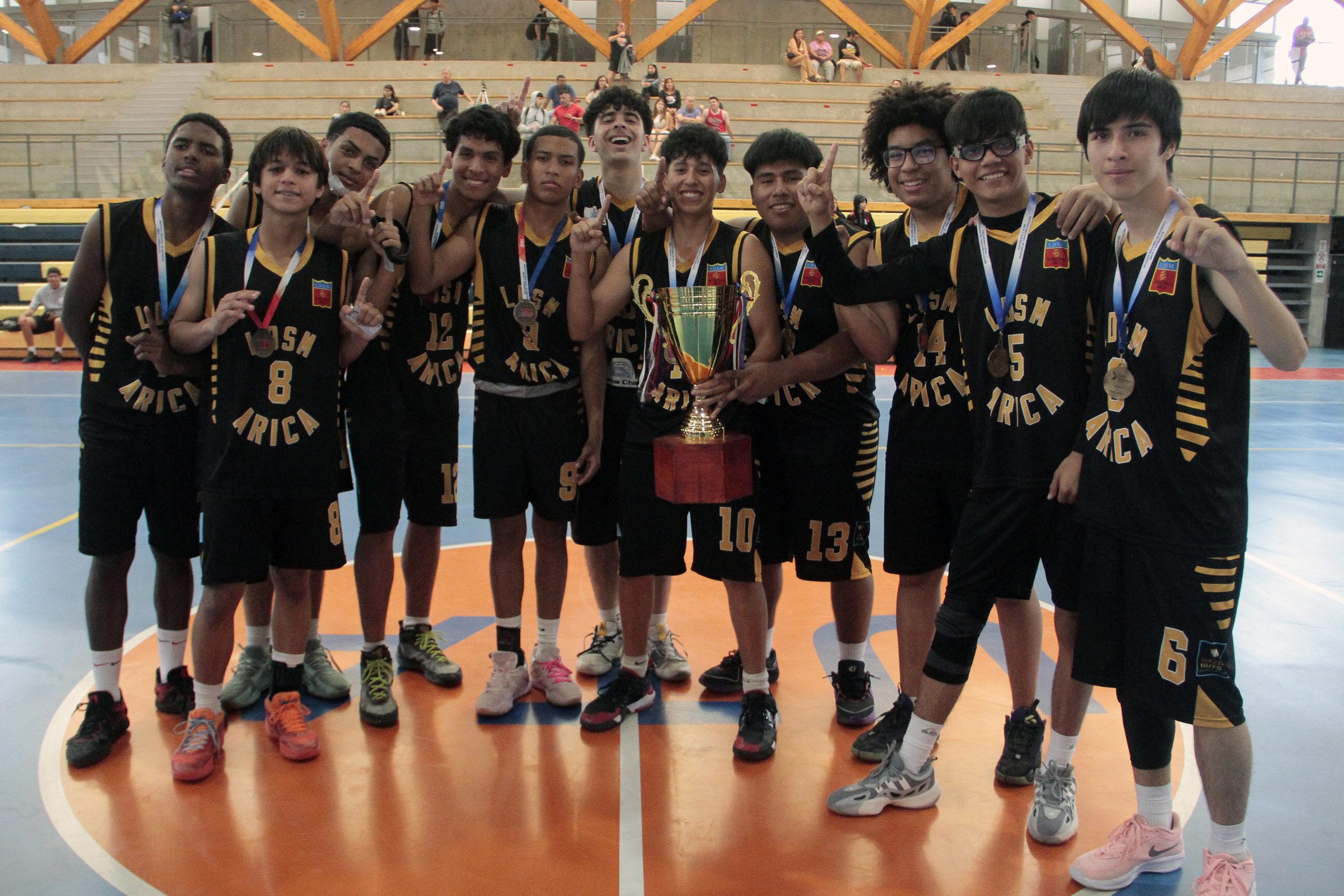 Liceo Domingo Santa María al nacional de básquetbol sub 17 de los Juegos Deportivos Escolares