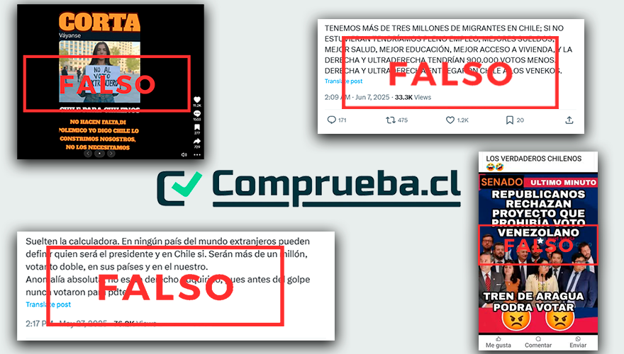 Las desinformaciones que han circulado sobre el voto extranjero en Chile