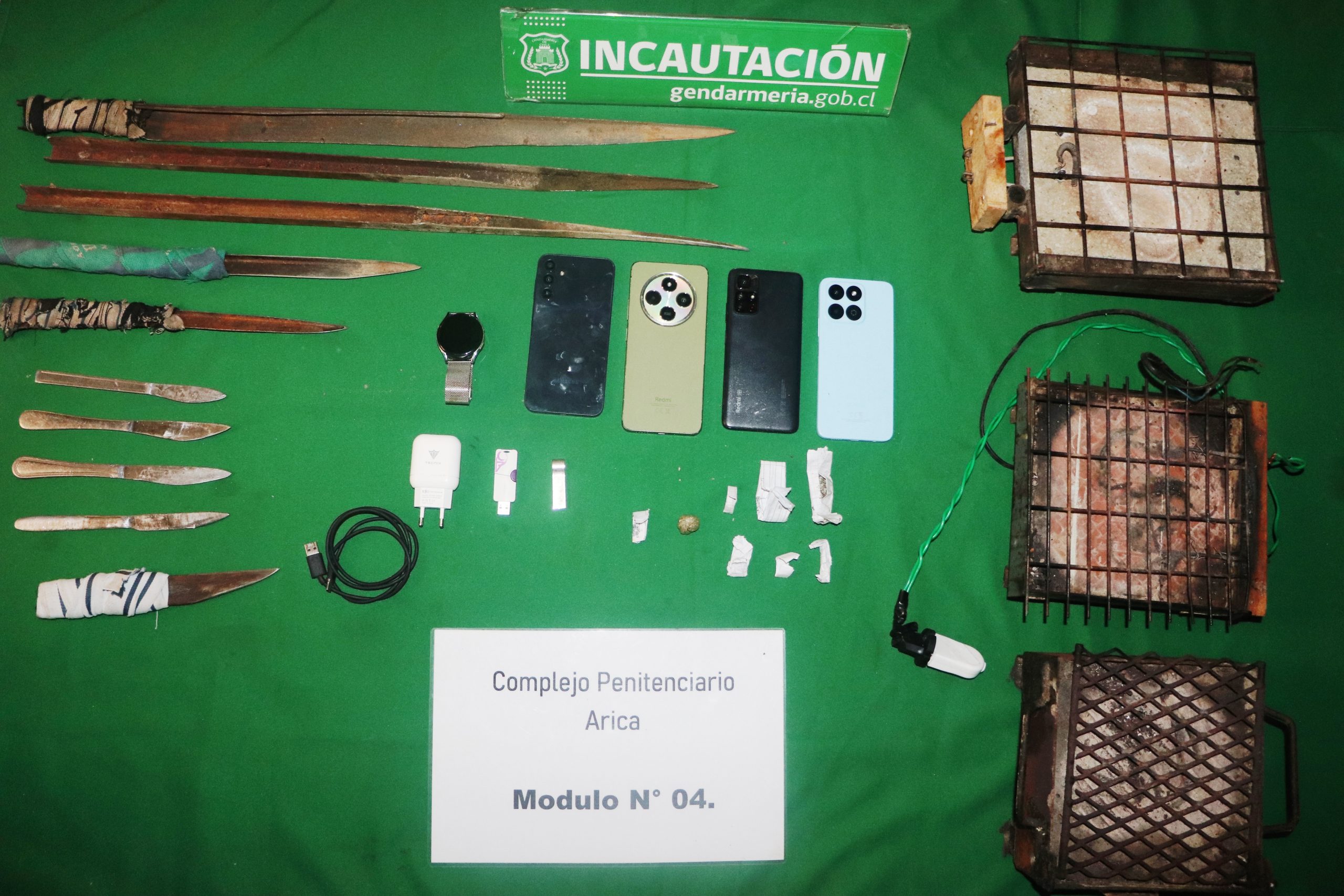 Gendarmería refuerza dotación en cárceles y realiza intervenciones preventivas previas a Fiestas Patrias