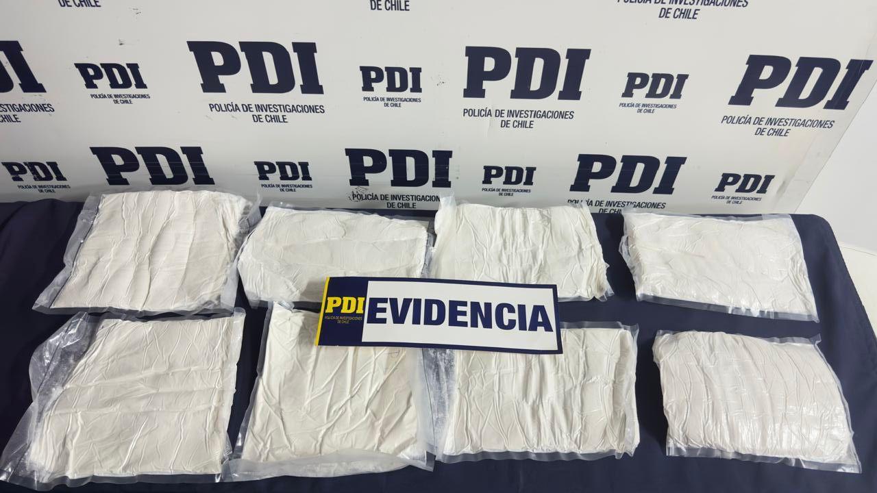 PDI Arica detuvo a ciudadano colombiano por tráfico de ketamina en el Aeropuerto Chacalluta
