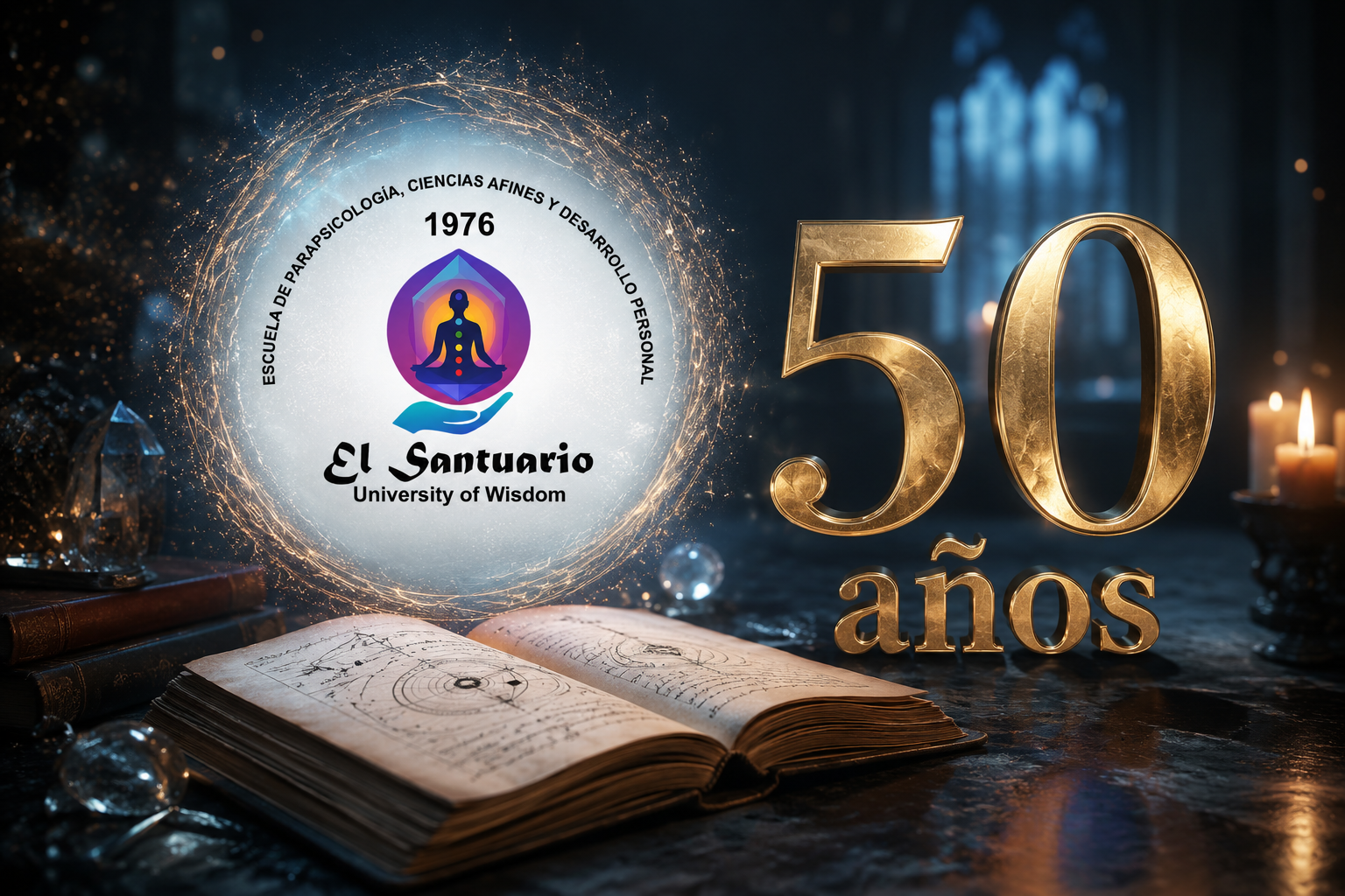 Escuela de Parapsicología El Santuario abre convocatoria internacional a Beca Integral en el marco de sus Bodas de Oro