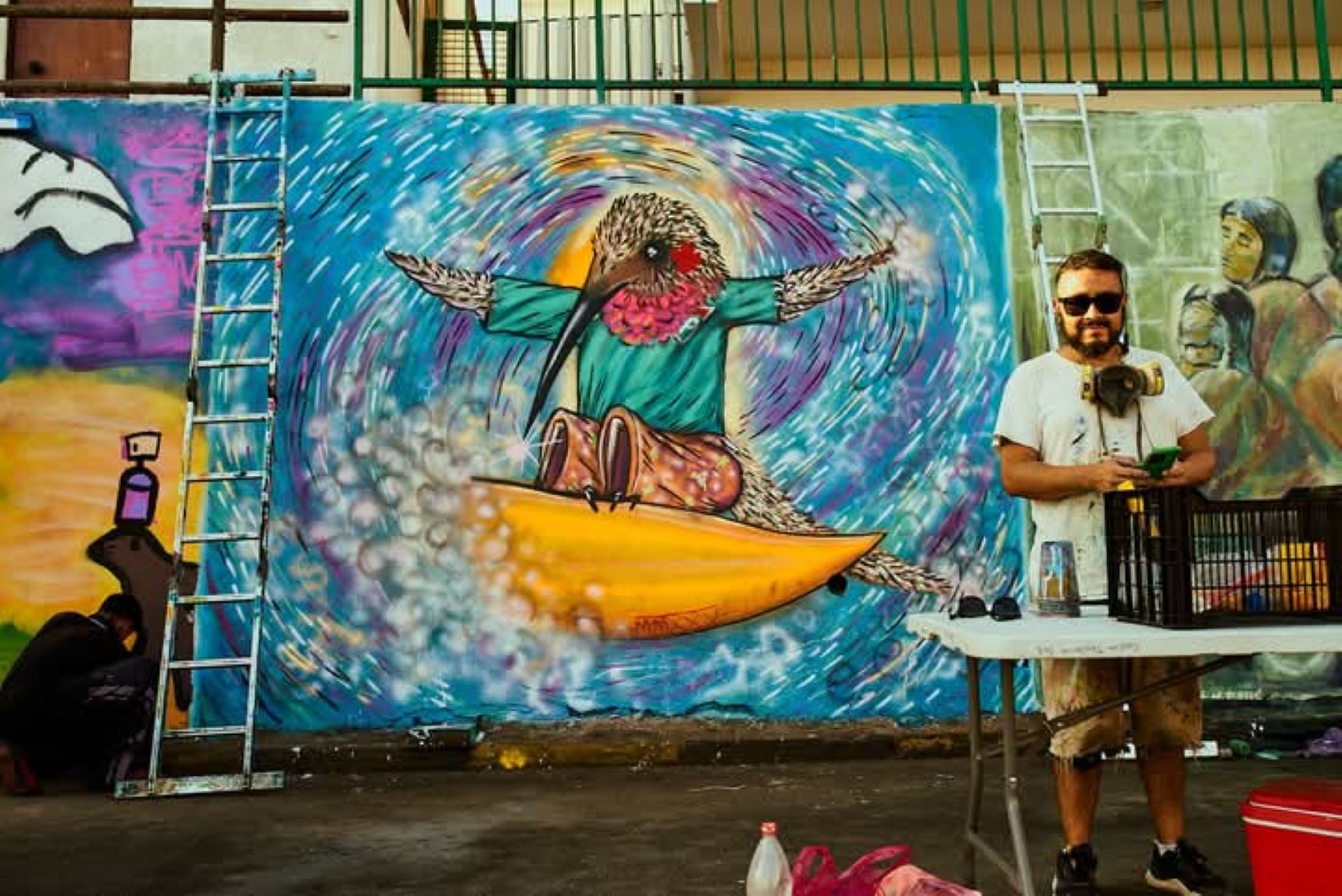 Pinturas seleccionadas de la convocatoria “Colores en el Camino” darán la bienvenida a los viajeros que ingresen a Arica