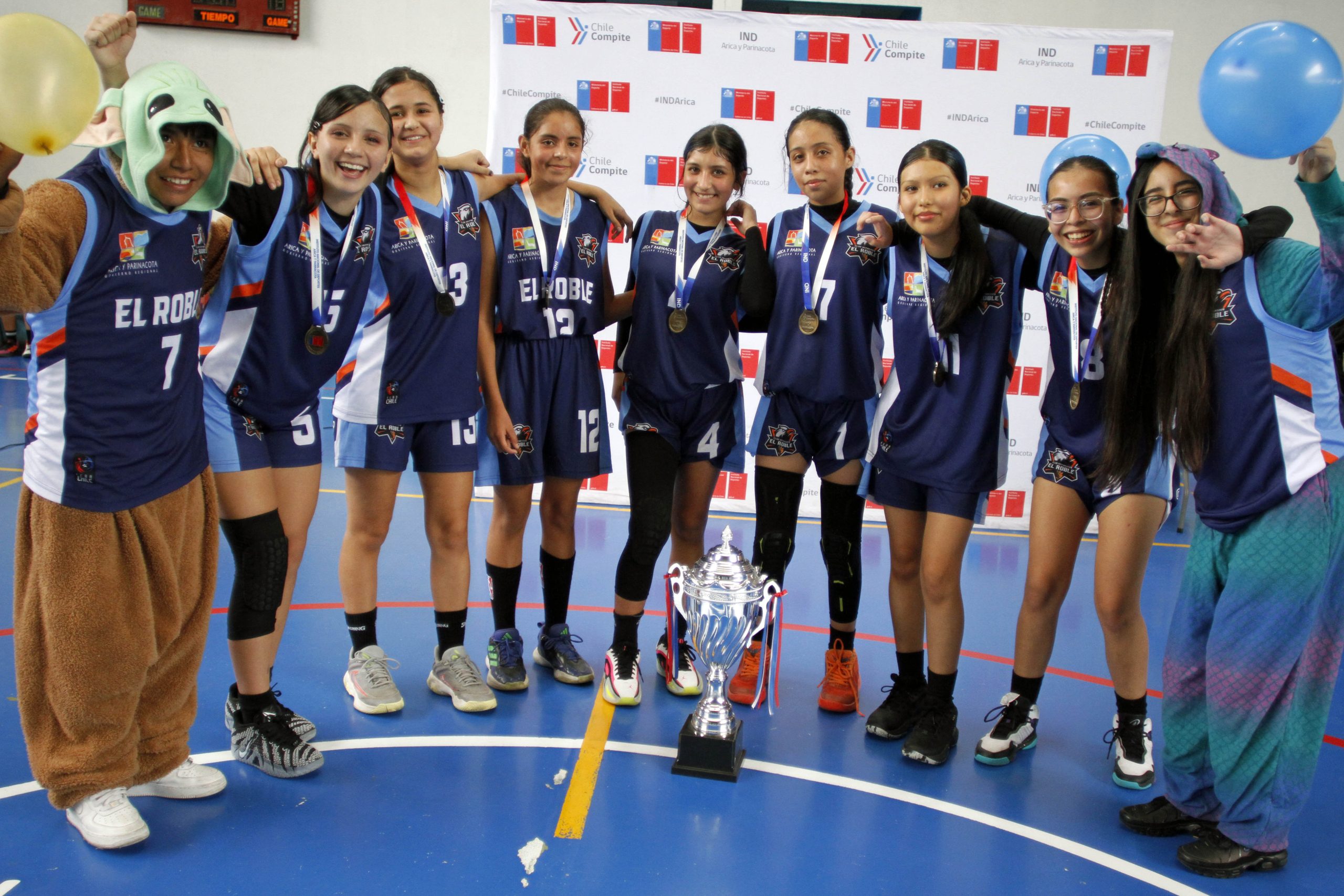 Colegio El Roble inscribe representará a Arica y Parinacota en el Nacional de Básquetbol Sub 14 de los Juegos Deportivos Escolares