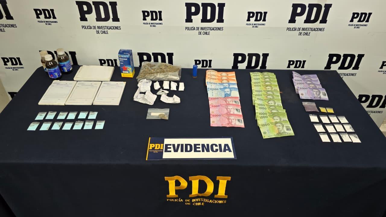 PDI desmantela red que vendía drogas y medicamentos por redes sociales en Arica