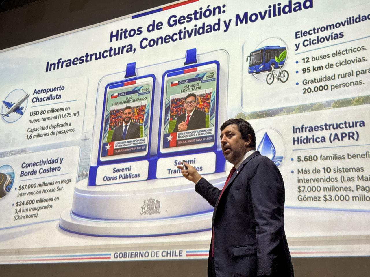 Delegado Presidencial rindió su primera Cuenta Pública Regional