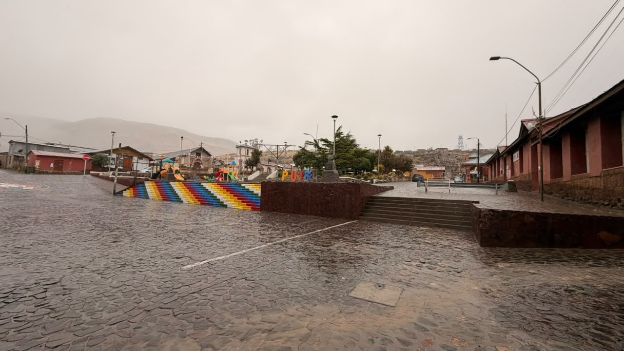 Putre enfrenta el temporal en terreno: Alcalde decreta emergencia y moviliza recursos