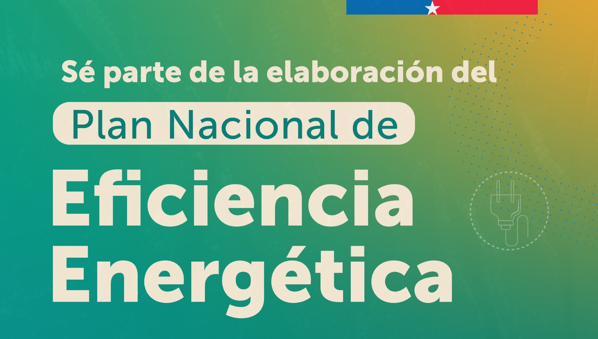 Se abren inscripciones para participar en la elaboración del nuevo Plan Nacional de Eficiencia Energética