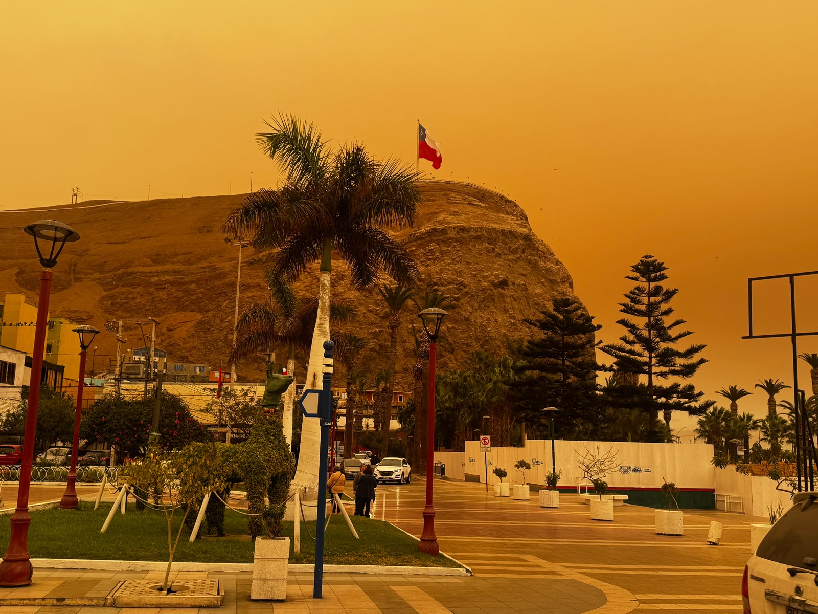 Tormenta de arena afectó a Arica y Carabineros refuerza monitoreo en Cuya tras accidente en cuesta Chinchorro 